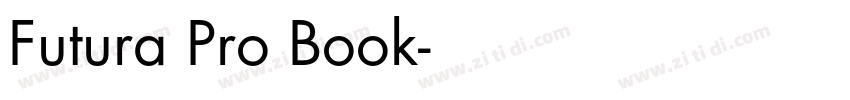 Futura Pro Book字体转换